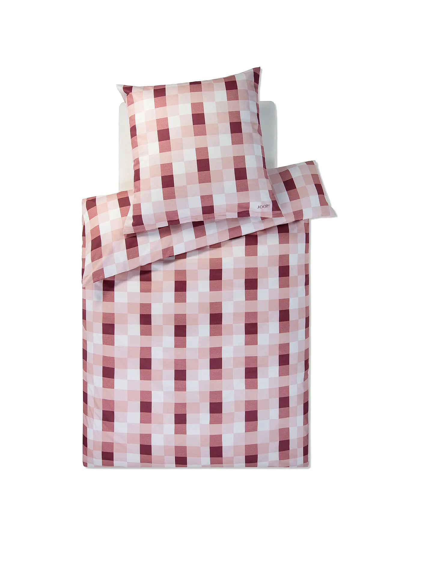 JOOP | Satin Bettwäsche MESH 70x90cm/140x200cm Blush | 